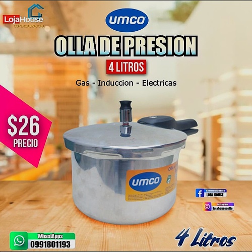 Olla de presión Umco Ecuador 