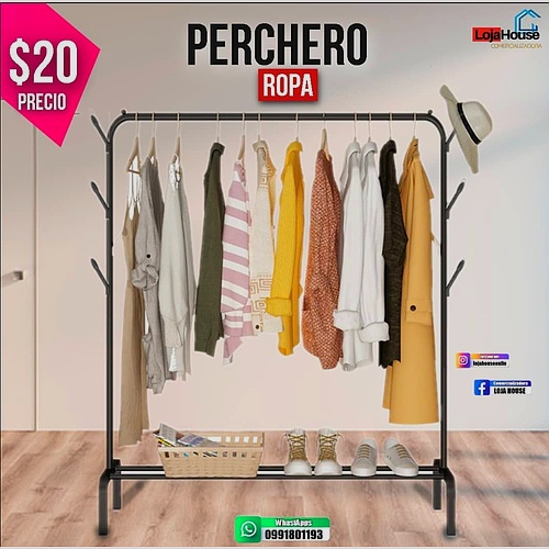 Perchero metalizado Ecuador