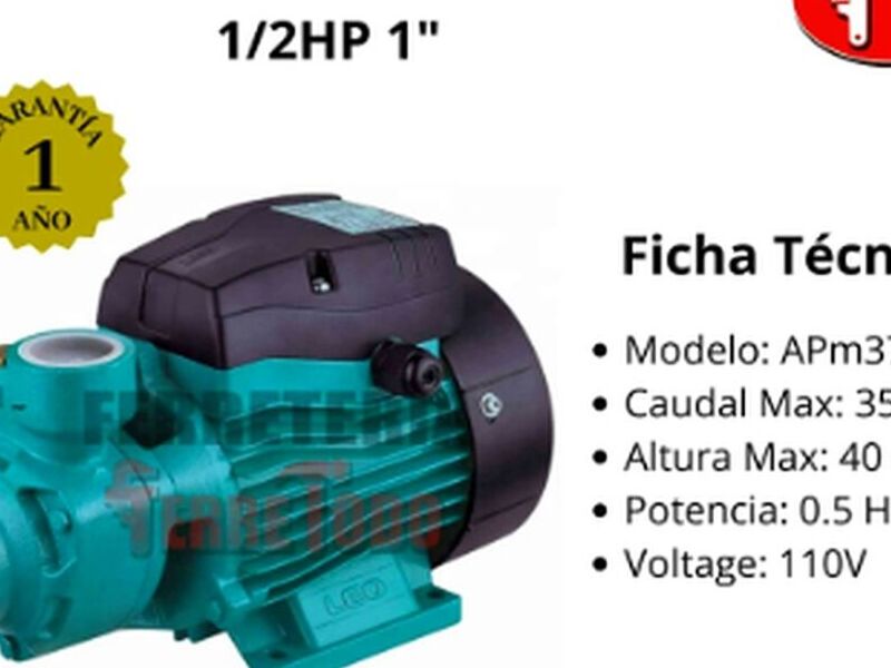 Bomba LEO Periférica 1/2HP 1" Ecuador