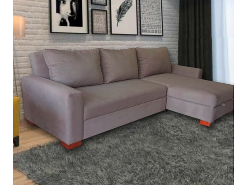 Sofá Cama L Gris Ecuador