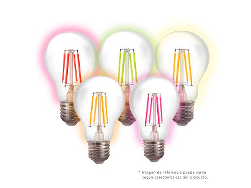 FOCO LED FILAMENTOS COLORES E27 ECUADOR