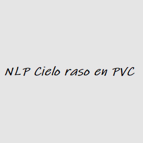 NLP Cielo raso en PVC