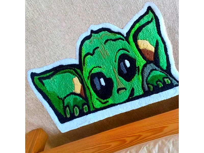 Alfombra decorativa Baby yoda Ecuador