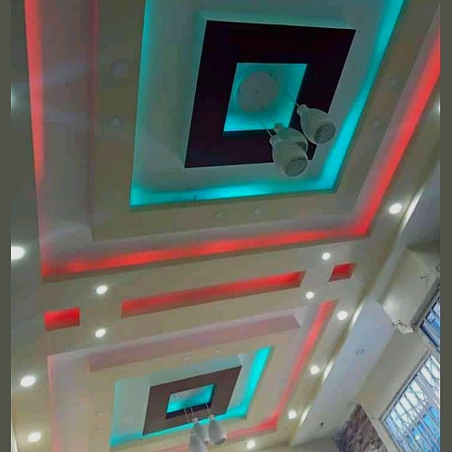 Gypsum, cielo raso y acabado in pintura 