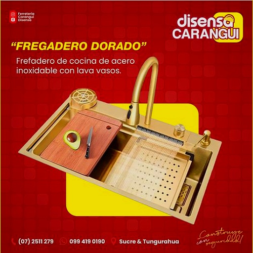 Fregadero dorado Ecuador