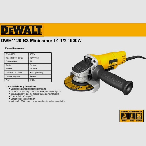 Mini esmeril DWE4120 Ecuador
