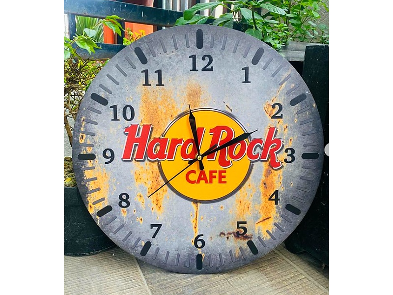 Reloj decorativo Hard Rock Ecuador