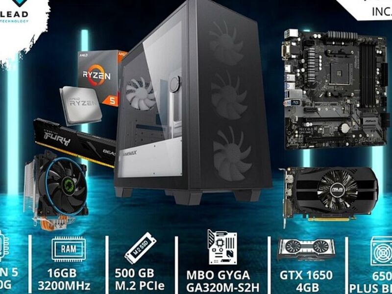 Pc gamer ryzen 5 4600G GTX 1650 Ambato