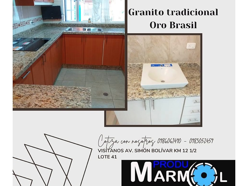 Granito Tradicional Oro Brasil, Quito