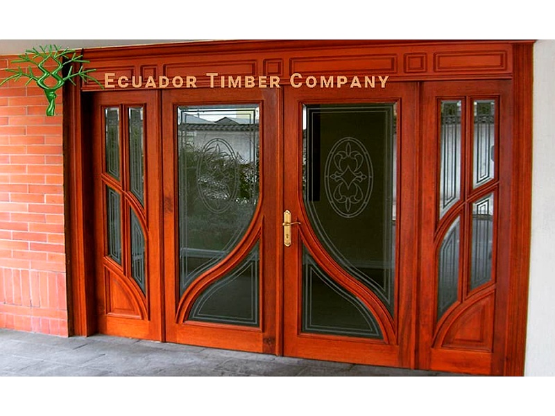 Puerta de Estudio de Roble Ecuador