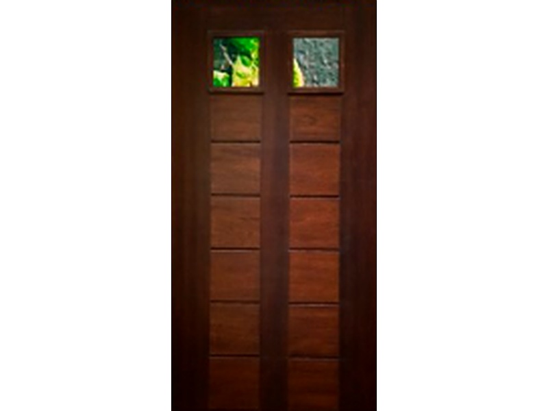 Puerta Decorativa de Cedro Sala de Juegos Ecuador