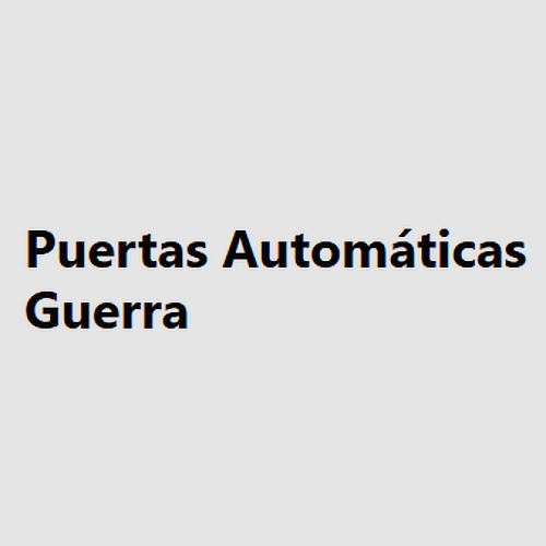 Guerra Puertas Automáticas