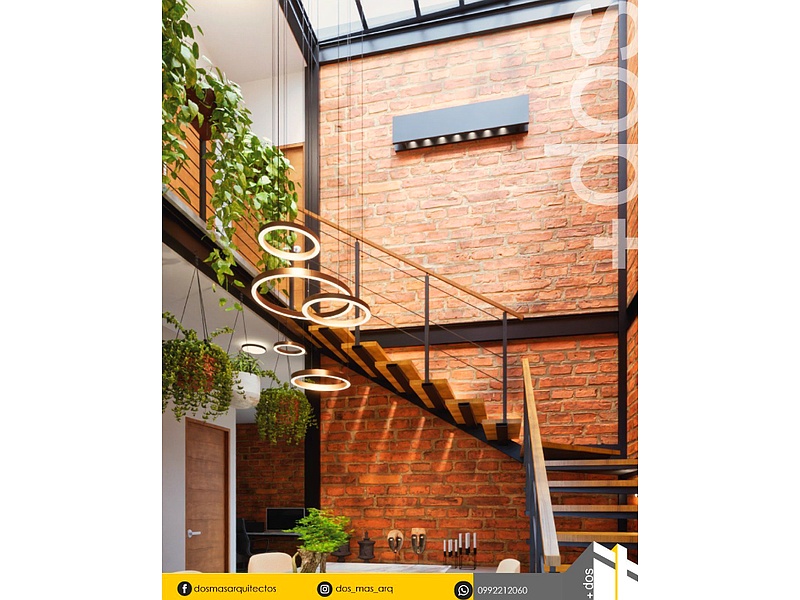 Diseño Interior Escalera Quito
