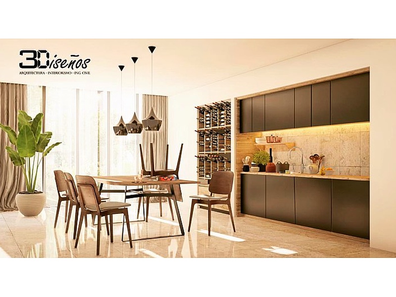 Diseño Interior Comedor Quito