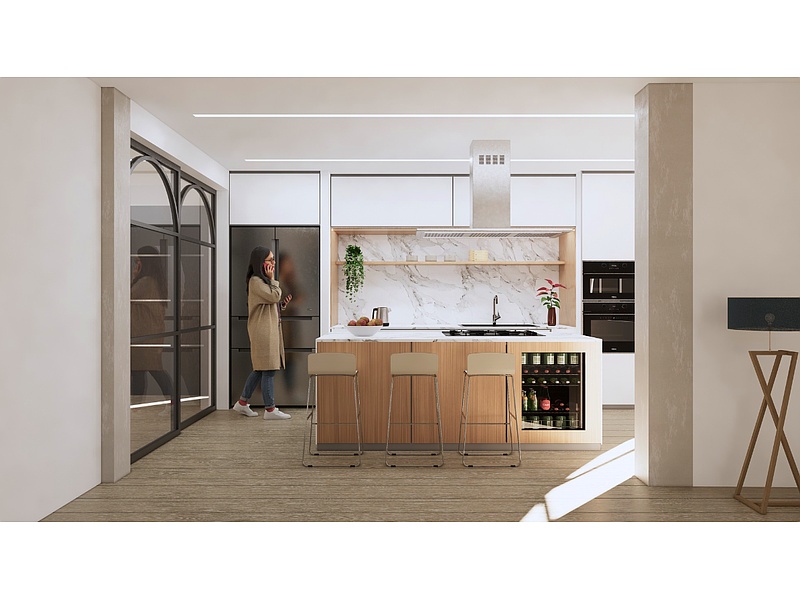 Diseño Interior Cocina Loja