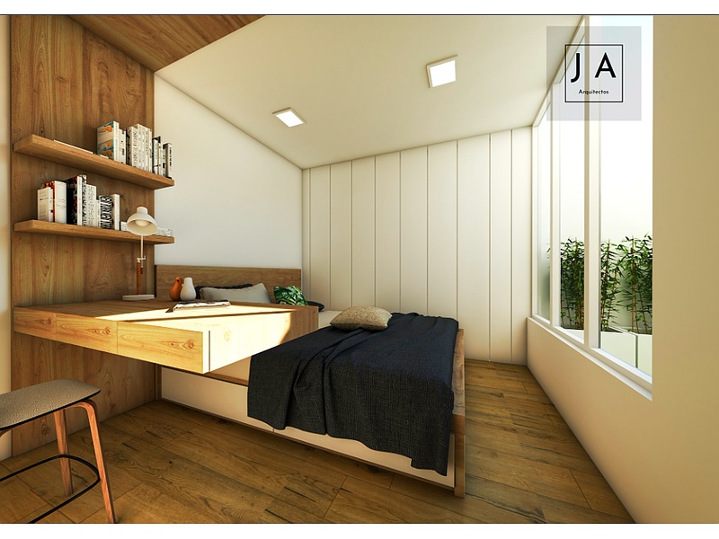 Diseño Interior Habitación Loja