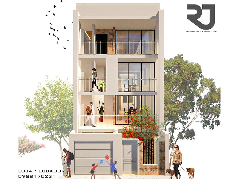 Diseño Exterior Vivienda Loja