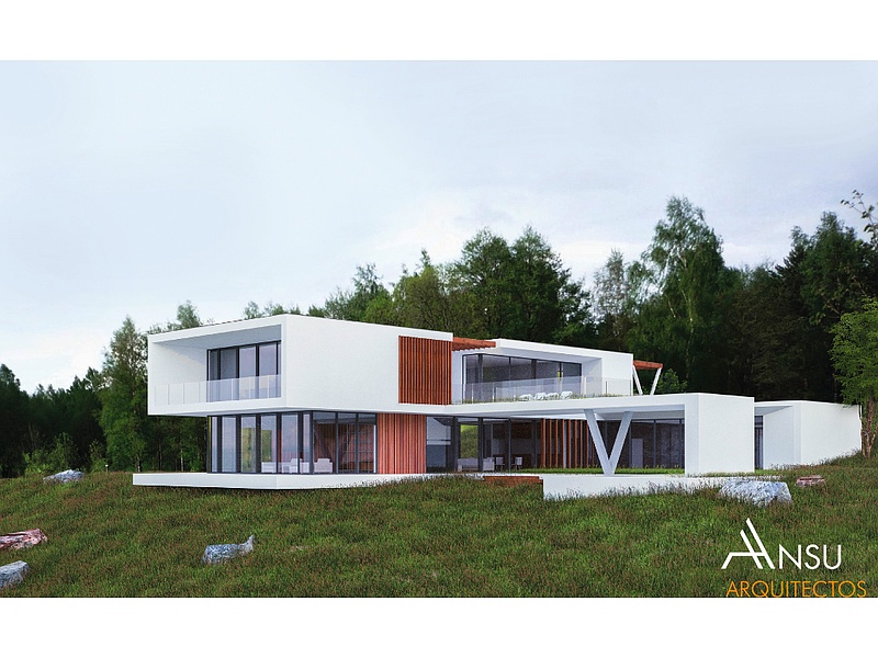 Visualización Arquitectónica Vivienda Cuenca