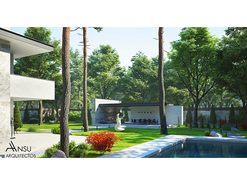 Diseño Jardín Residencial Cuenca