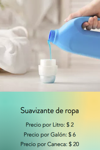 Suavizante ropa Ecuador 