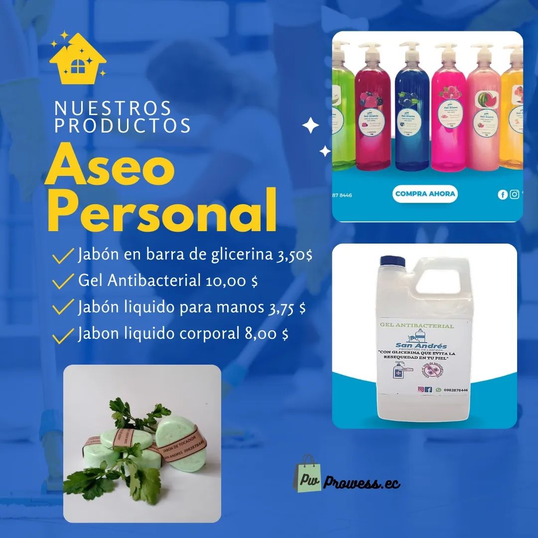 Jabón corporal Ecuador 