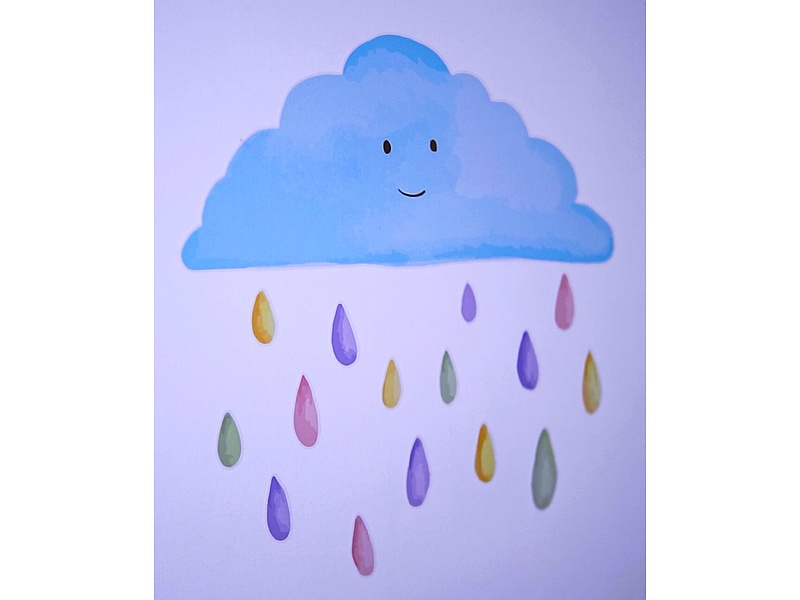 Vinilo decorativo Nube infantil Ecuador
