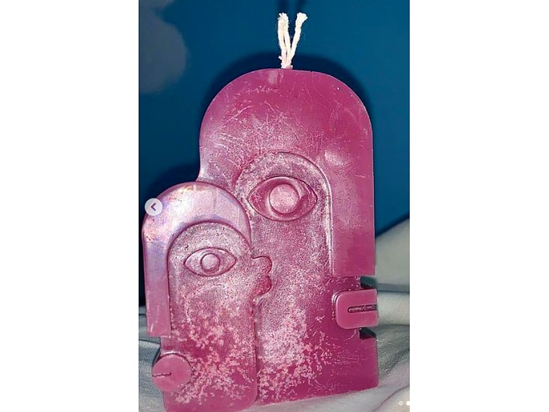 Vela totem rostro rojo Ecuador