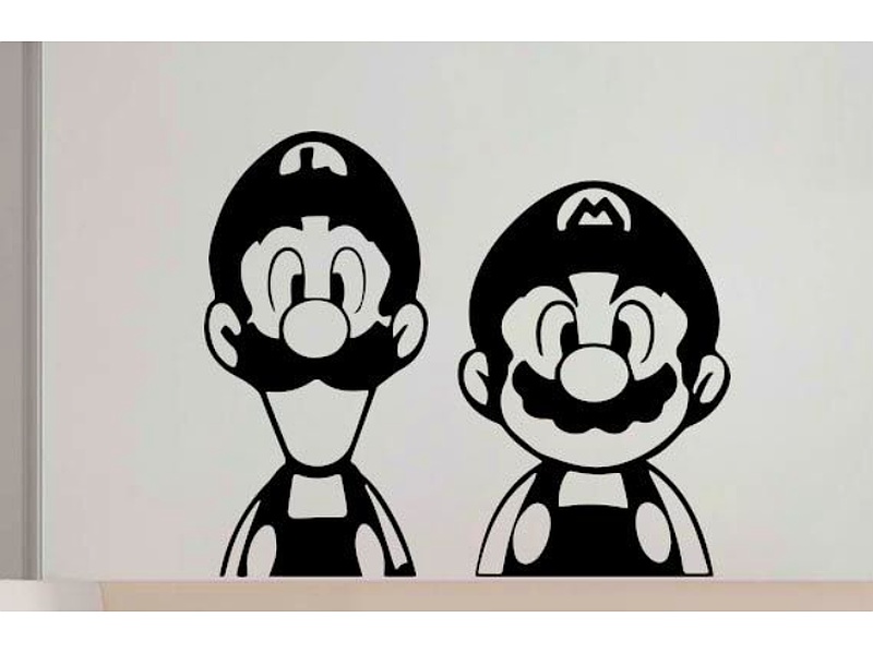 Sticker decorativo Super Mario Bros Ecuador