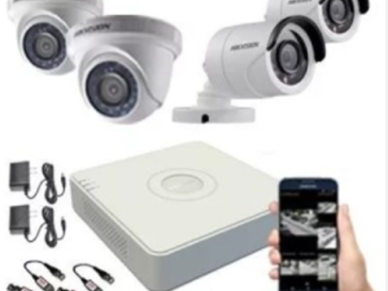 Kit 4 Cámaras Seguridad Hikvisión ecuador