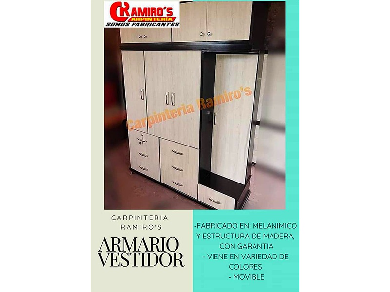 Armario Vestidor Melamina Quito