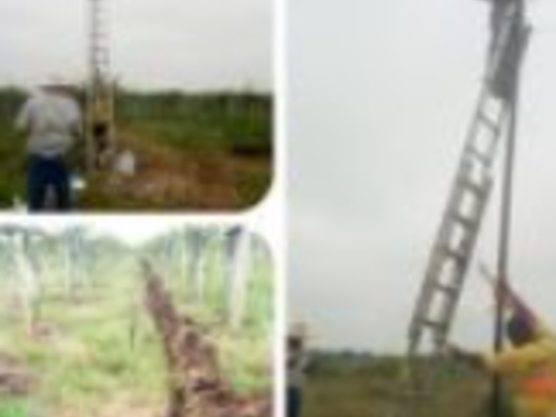 Instalación cámaras seguridad campo ecuador