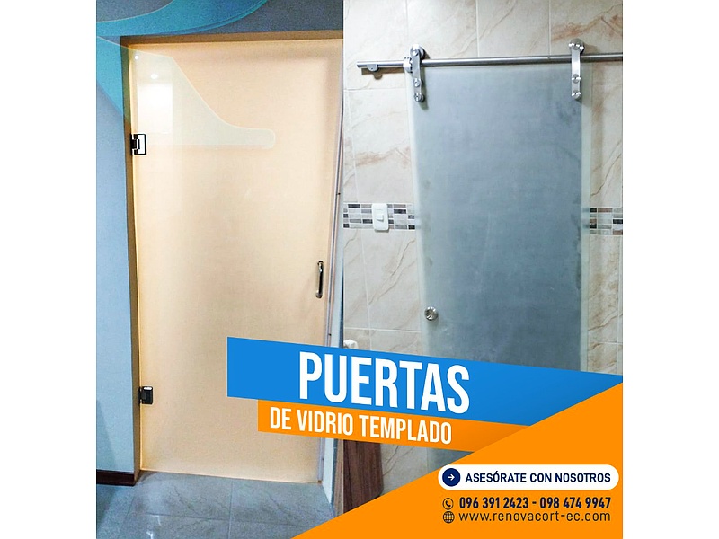 Puertas de Vidrio Templado-Ecuador