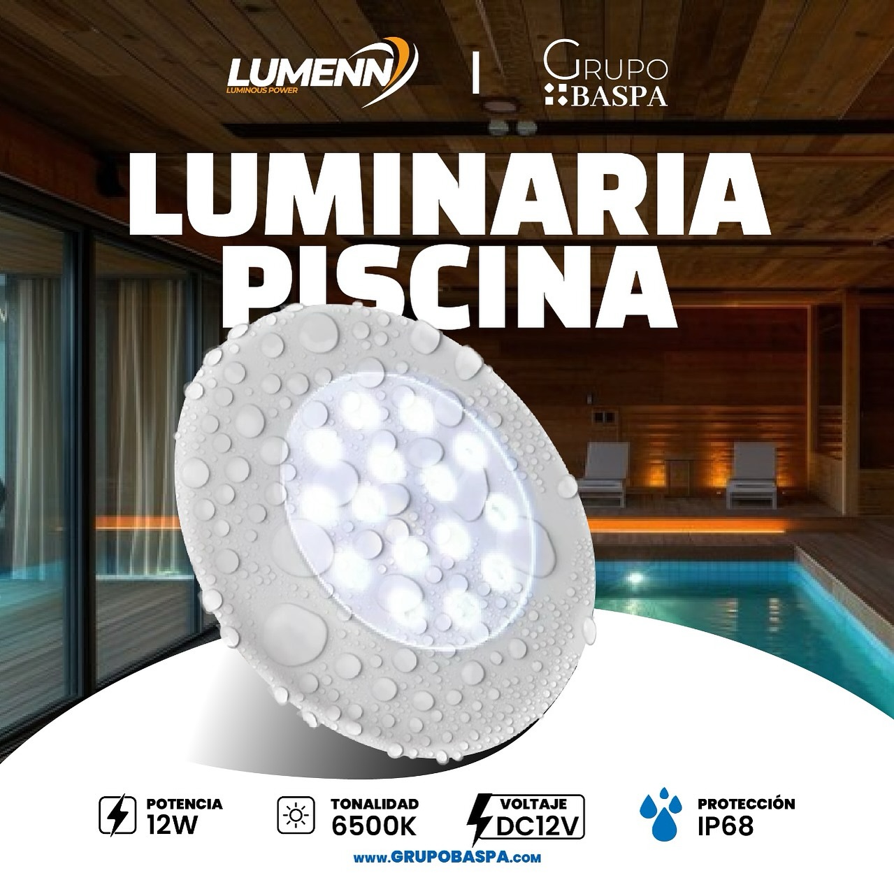 Iluminaria Piscinas  Ecuador
