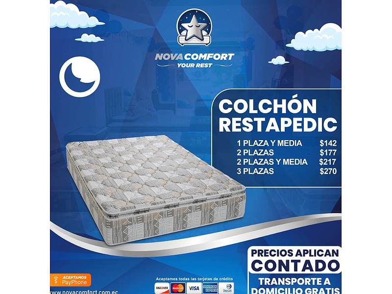 Colchón Restapedic-Ecuador