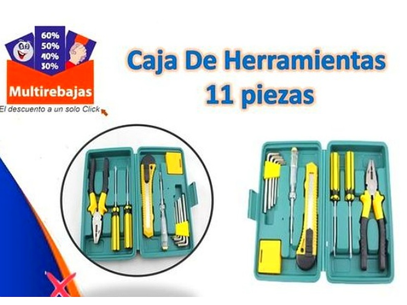 Caja Heramientas 12 píezas Ecuador