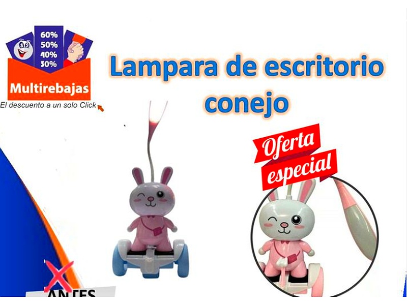 Lampara mesa Conejo Ecuador