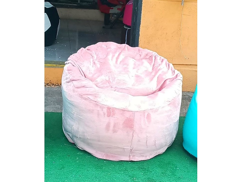 Puff felpa rosa claro Ecuador