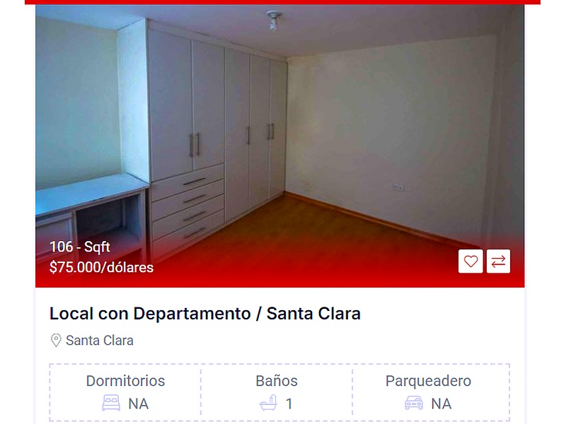 Local con departamento Santa Clara 