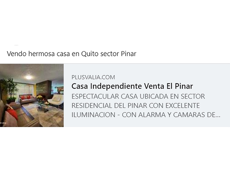 Hermosa casa en Quito 