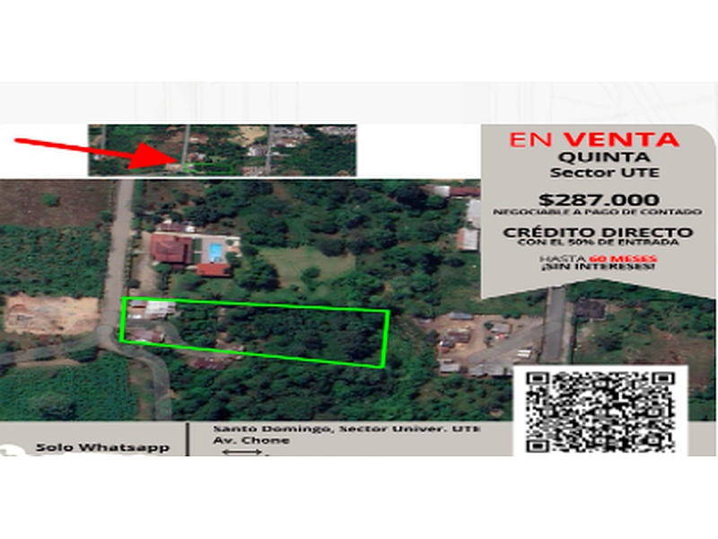 TERRENO  EN SANTO DOMINGO DE LOS TSÁCHILAS