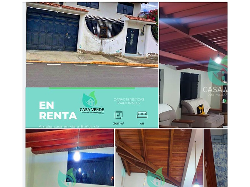 Casa amplia en venta Tungurahua 