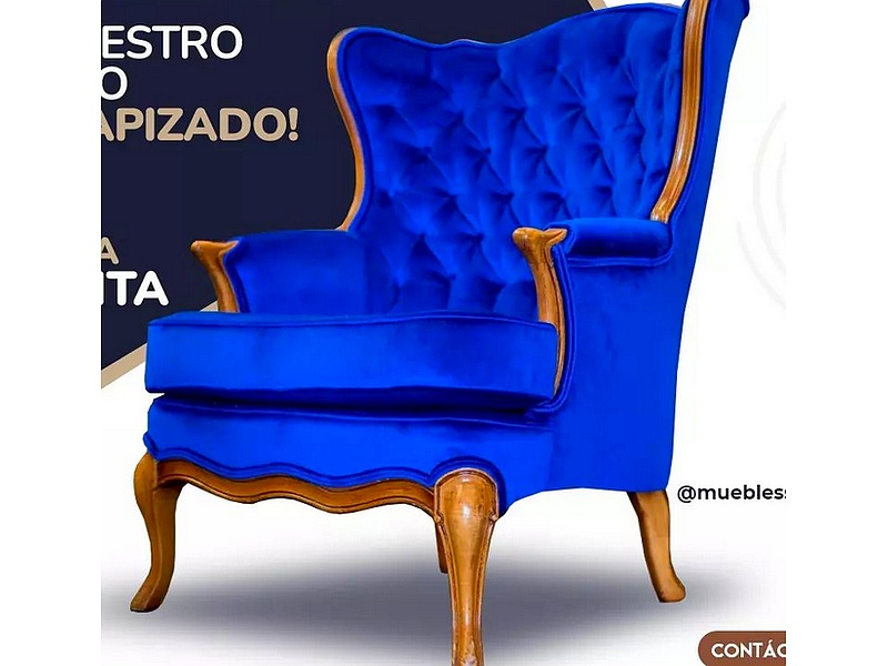 Sillón azul Quito