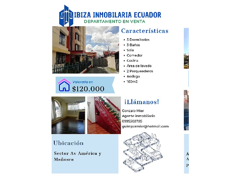 Departamento en venta Quito 