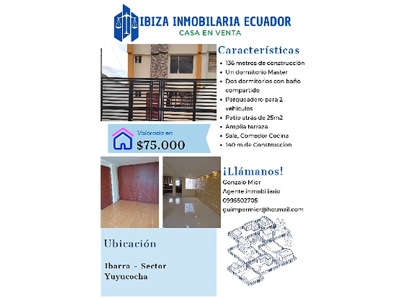 Casa en venta Ibarra 