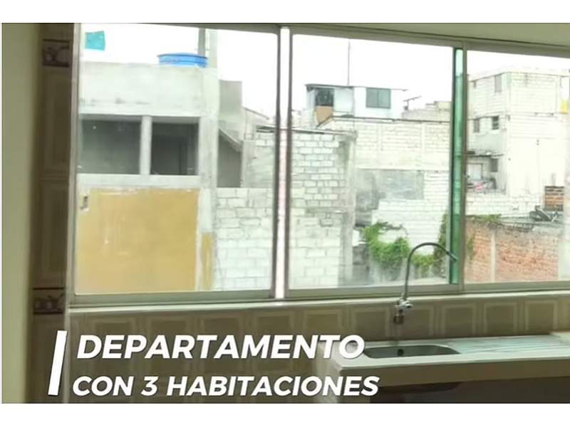 Departamento con 3 habitaciones Quito 