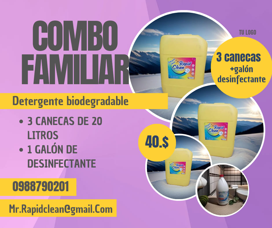 Detergente Biodegradable Ecuador 