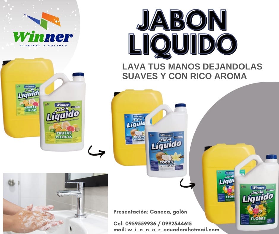 Jabón liquido Ecuador 