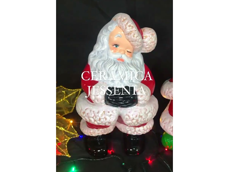 Papa Noel Ceramico Ecuador