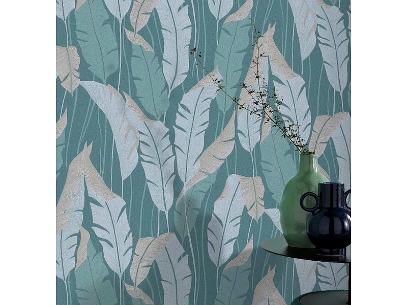 Papel Tapiz Hojas Azuladas Ecuador