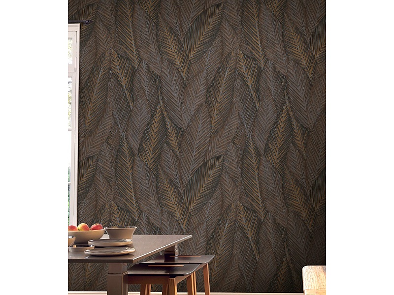 Papel tapiz decorativo Hojas grises Ecuador